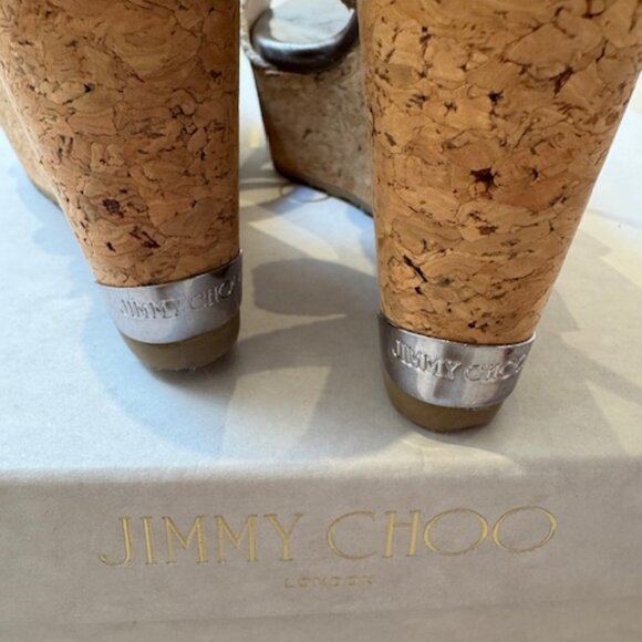 Jimmy Choo Portia Wedge Sandal - Picture 5 of 7